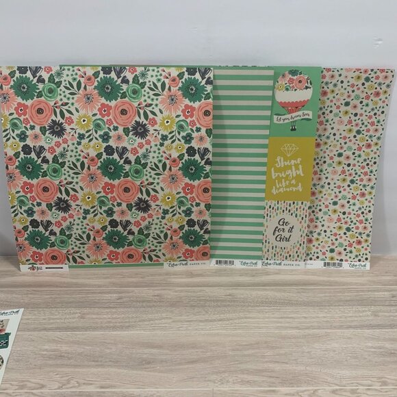 Echo Park "Just Be You" 1 Sticker Sheet/ 4 Two-Sided Sheets Junk Journal - Picture 4 of 4